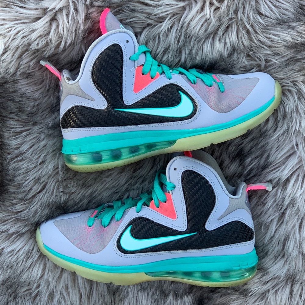 Nike Lebron 9 IX south beach 6 7.5